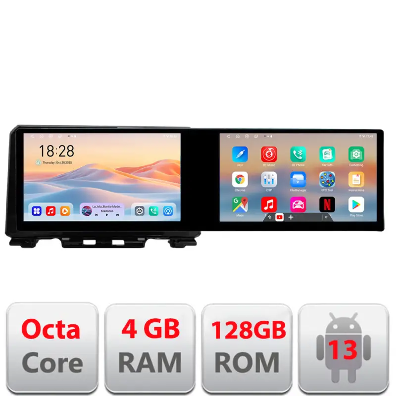 Expediere rapidă Navigatie Android Suzuki Jimny 2018+ cu 2 ecrane 21.6 inch, 4GB RAM