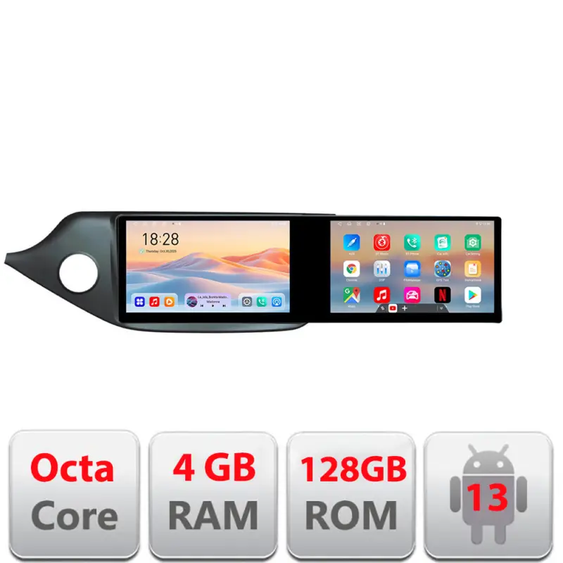 Navigatie Android Kia Ceed 2012-2018, 21.6 inch, 4GB RAM, 128GB Expediere rapidă