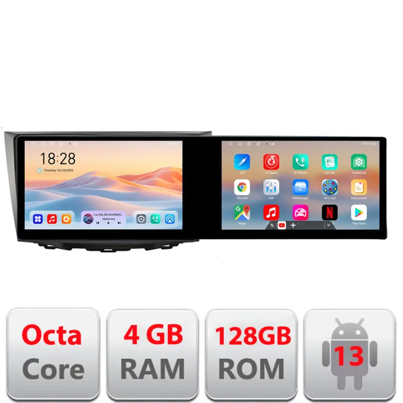 Retur gratuit Navigatie Android Suzuki Kizashi 2009-2015, 2 ecrane 21.6 inch, 4GB+128GB
