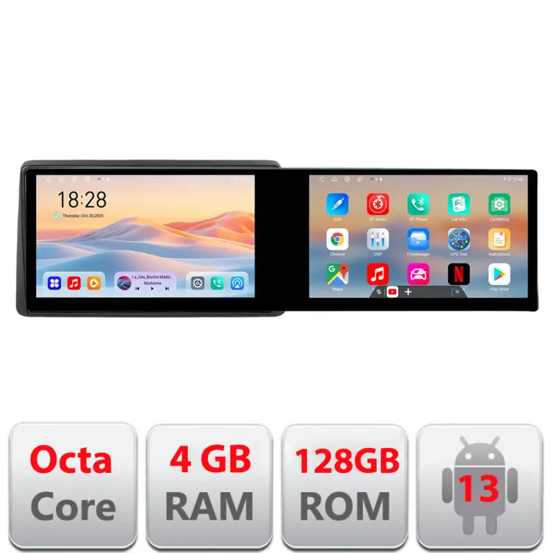 Navigatie Android 21.6 inch Opel Movano si Renault Master 2020+ Nu rata