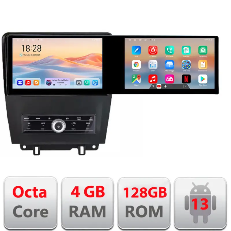 Navigatie Android Ford Mustang 2009-2014, 21.6 inch, 8 Core, 4GB RAM, 128GB Ieftin