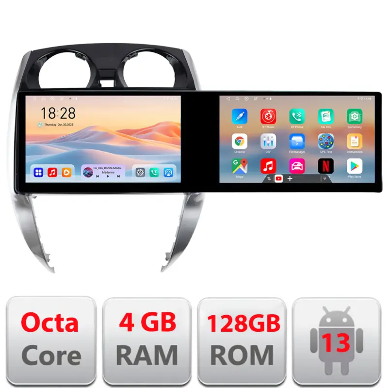Mai ieftin Navigatie Nissan Note 2012-2019 Edotec 2 ecrane 21.6 inch, 4GB+128GB