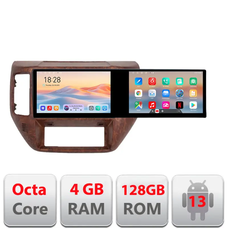 Navigatie Android Nissan Patrol 2005-2011, 21.6 inch, 8 Core, 4GB+128GB Ofertă exclusivă