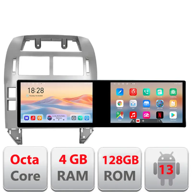 Navigatie Android VW Polo 2004-2011, 21.6 inch, 8 Core, 4GB RAM, 128GB Chilipir