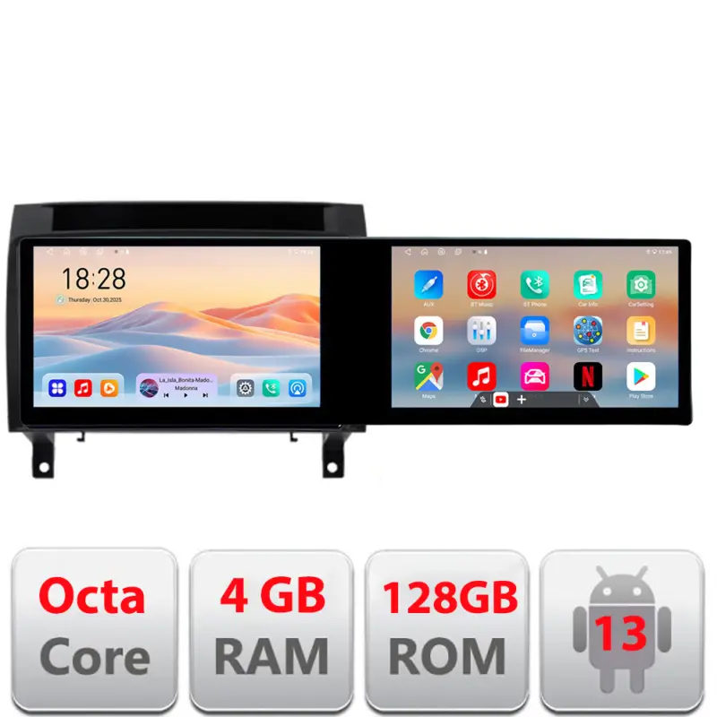Cumpără online Navigatie Mercedes SLK 2004-2011 cu 2 ecrane, Android, 4GB RAM, 128GB
