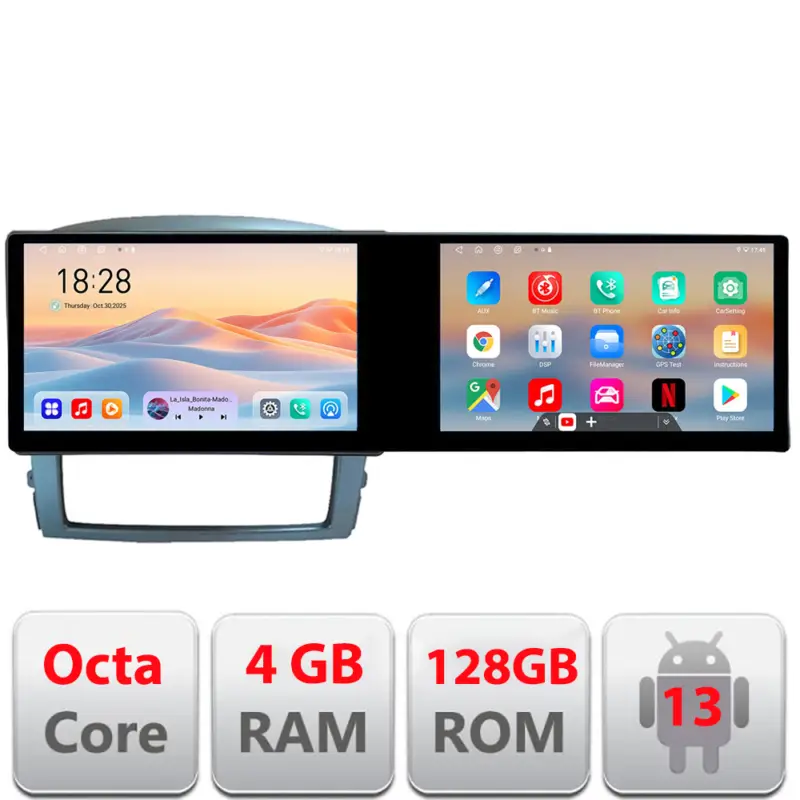 Popular Navigatie Android Kia Sorento 2006-2009 cu 2 ecrane, 4GB RAM si 128GB