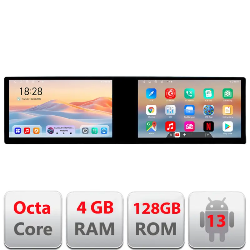 Navigație Renault Trafic/Vivaro/Primastar 10.5 inch 4GB+128GB Android Transport gratuit