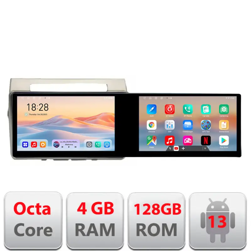 Ieftin Navigație Toyota Verso 2004-2009 Edotec 2 ecrane 21.6 inch 4GB RAM 128GB