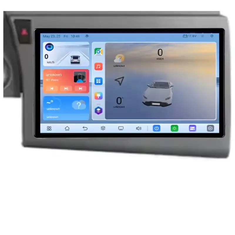 Navigatie dedicata Audi A6 C6 2004-2010 QLED 8GB RAM 128GB 4G LTE GPS Expediere rapidă