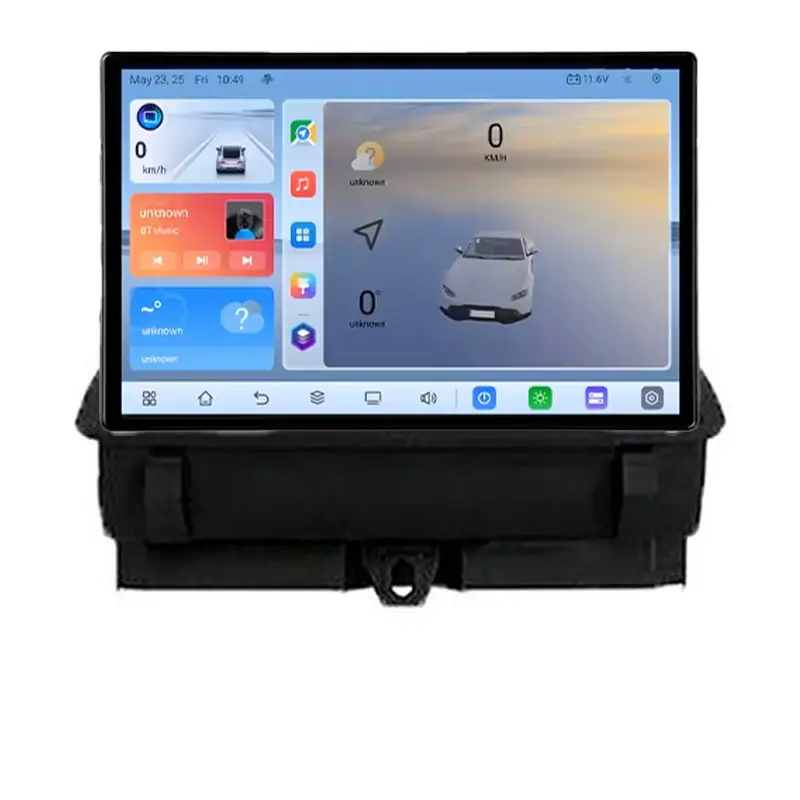 Premium Navigatie Android Audi Q3 2011-2018, QLED 1K, 8GB RAM, 128GB, 4G