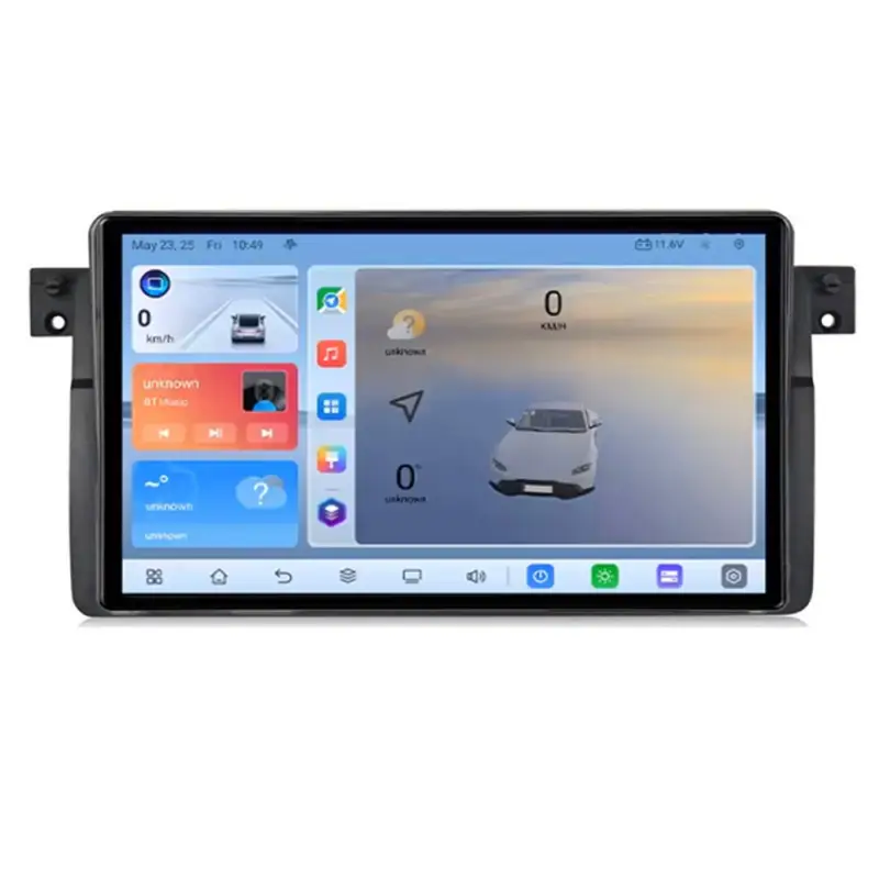 Navigație Android BMW Seria 3 E46 1998-2006, QLED 8+128GB, 4G LTE Cumpără online