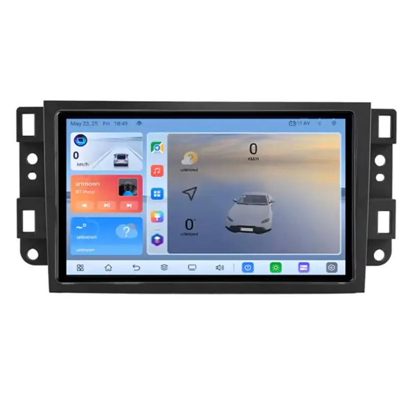 Noutate Navigație Android Chevrolet Captiva 2008-2012, QLED 8+128GB, 4G, GPS, ADAS