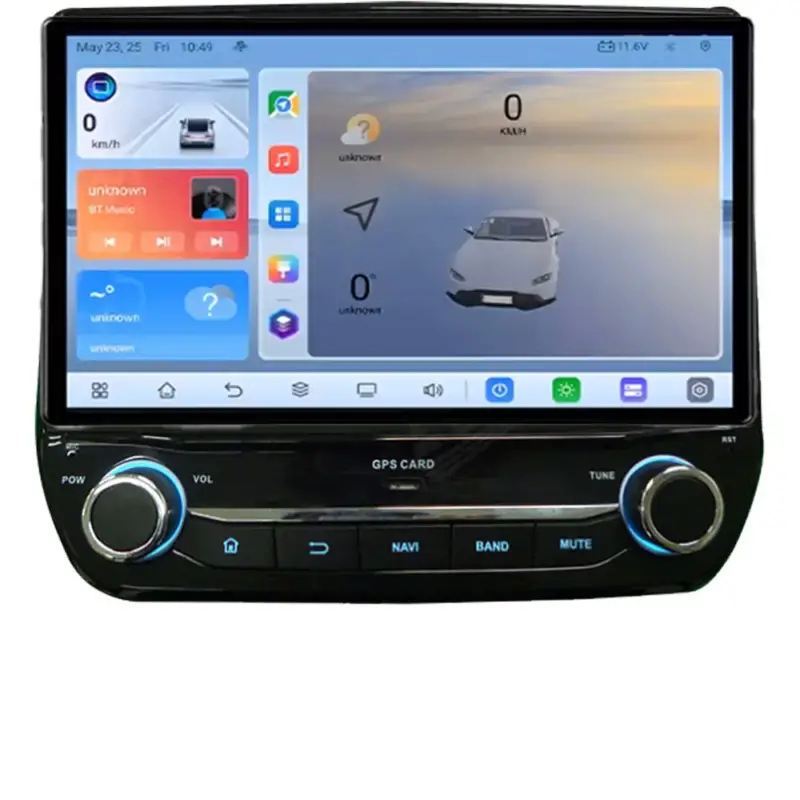 Navigație dedicată Ford Fiesta 2017-2022 Android QLED 2K Octa Core 8+128 GB Lichidare de stoc