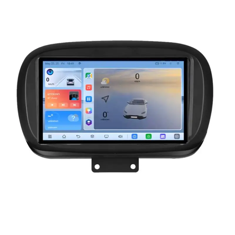 Nu rata Navigație Android Fiat 500X 2015+ QLED 1K 8GB RAM 128GB 4G GPS ADAS