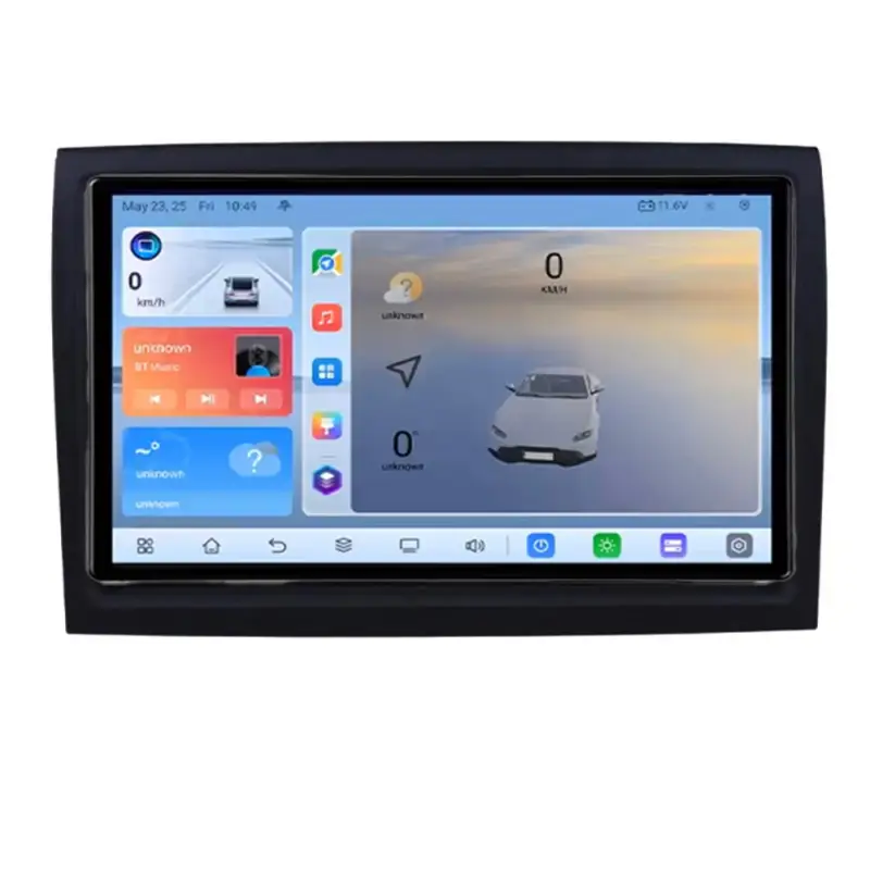Navigație Android Fiat Ducato 2022+ QLED 8GB RAM 128GB GPS 4G ADAS Livrare rapidă