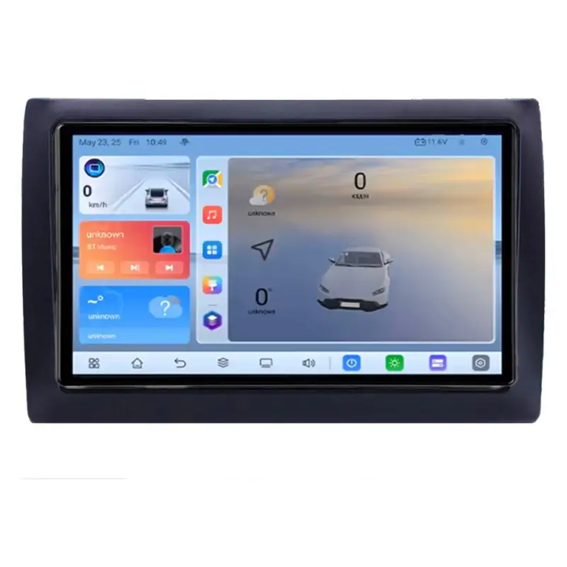 Navigație dedicată Fiat Stilo Android QLED 8GB RAM 128GB 4G LTE GPS Disponibil imediat