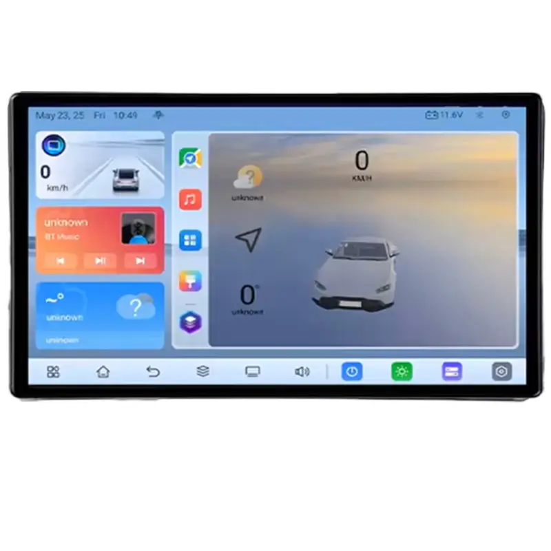 Navigație Android Fiat Tipo 2020+ QLED 8GB RAM 128GB GPS 4G ADAS 360 Transport gratuit