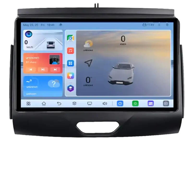 Navigatie Android Ford Ranger 2016+ QLED 2K Octa Core 8GB+128GB Cel mai bun preț