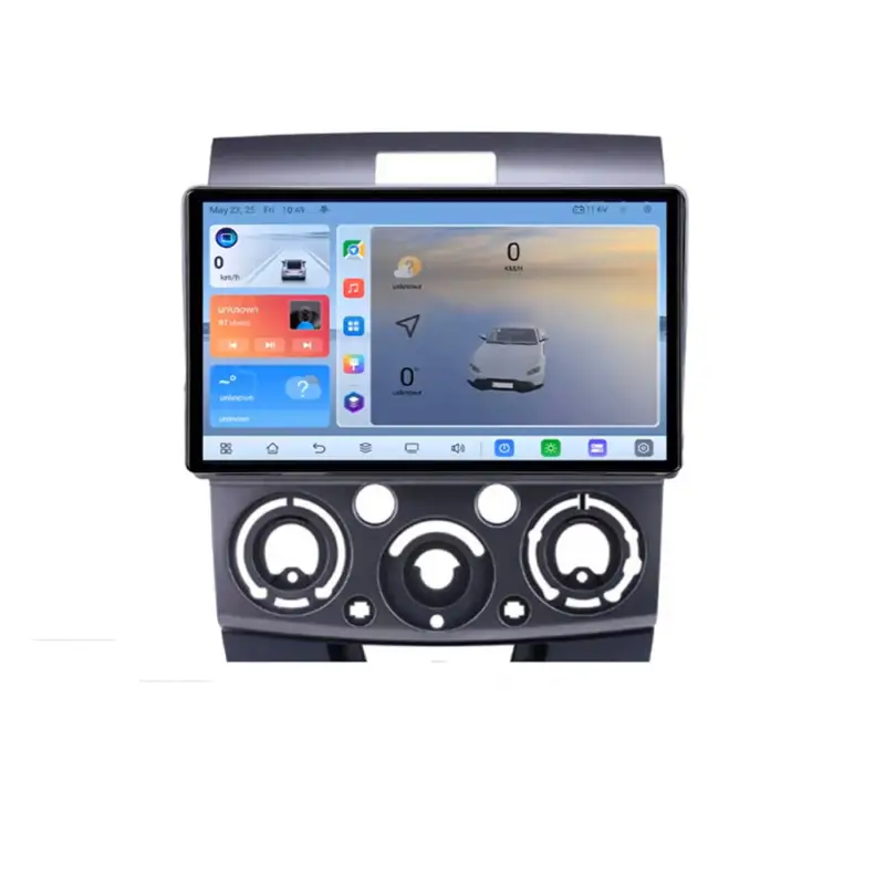 Preț mic Navigație Android Ford Ranger și Mazda BT50 2007-2012, QLED 8+128GB