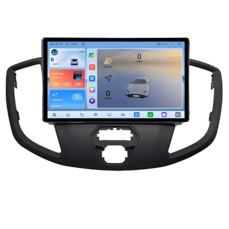 Navigație Android Ford Transit V363 2015-2021, QLED 2K, Octa-Core, 8GB+128GB Mai ieftin