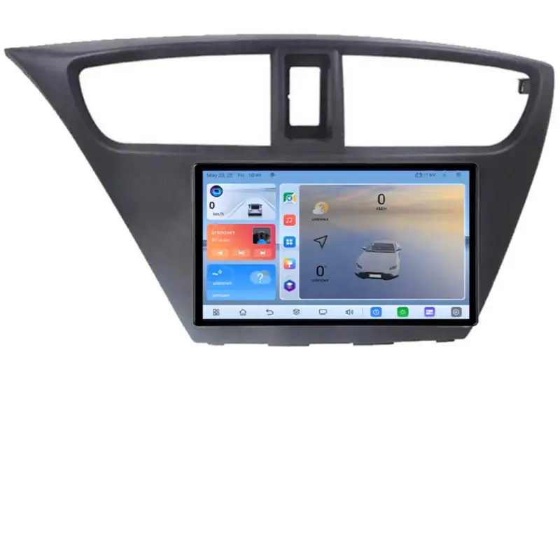 Navigație Android Honda Civic cu QLED 1K, 8+128 GB, 4G LTE și GPS Livrare gratuită