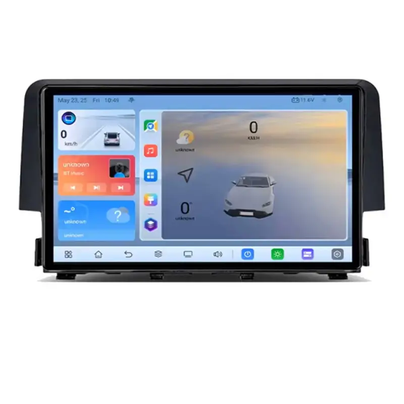 Navigatie Android Honda Civic 2016-2020 QLED 8+128GB GPS 4G ADAS Reducere specială
