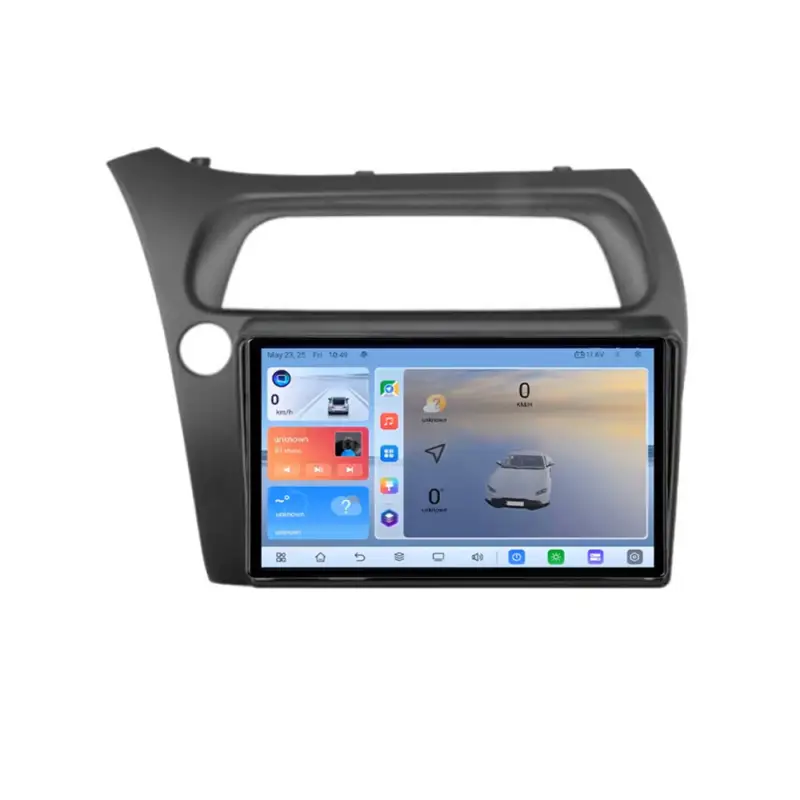 Cel mai bun preț Navigație Android Honda Civic Hatchback 2006-2012, 8GB RAM, 128GB, QLED