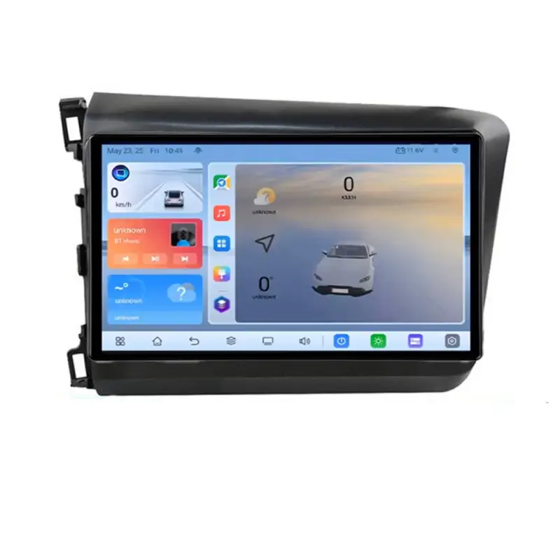 Nu rata Navigatie Android Honda Civic Sedan 2012+ QLED 8GB RAM 128GB 4G GPS