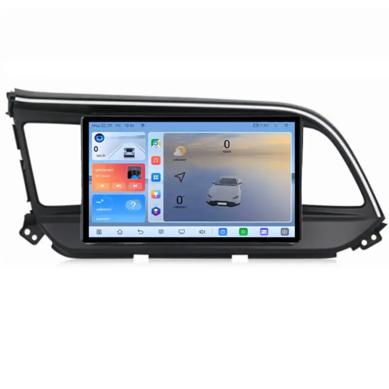 Navigatie Android Hyundai Elantra 2018+ QLED 8GB RAM 128GB 4G GPS ADAS 360 Cel mai vândut