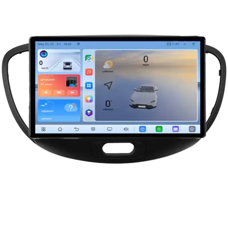 Navigație Hyundai i10 2007-2013 Android, QLED 2K, Octa-Core, 8GB RAM, 128GB Plată sigură
