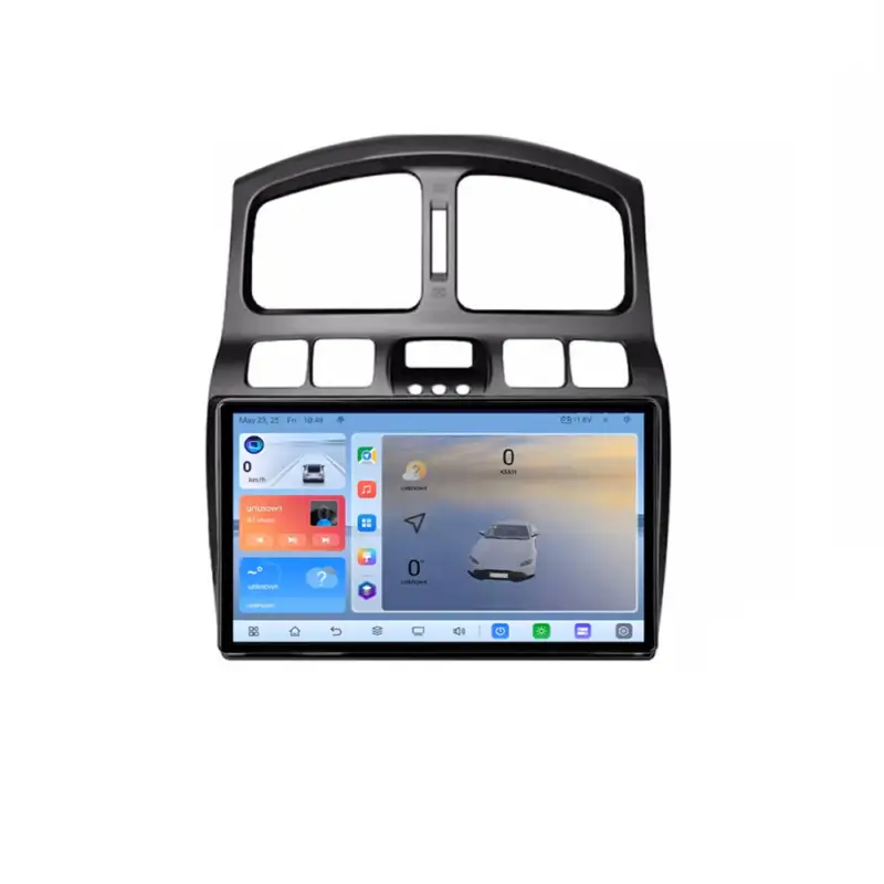 Retur gratuit Navigație Android Hyundai Santa Fe 2000-2006, QLED 8+128GB, 4G LTE