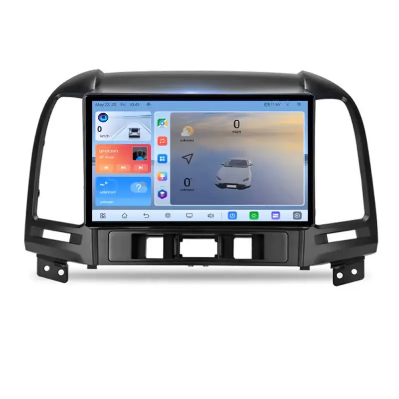 Navigație Android Hyundai Santa Fe 2007-2012, QLED 8+128GB, 4G, GPS, 360 Reduceri