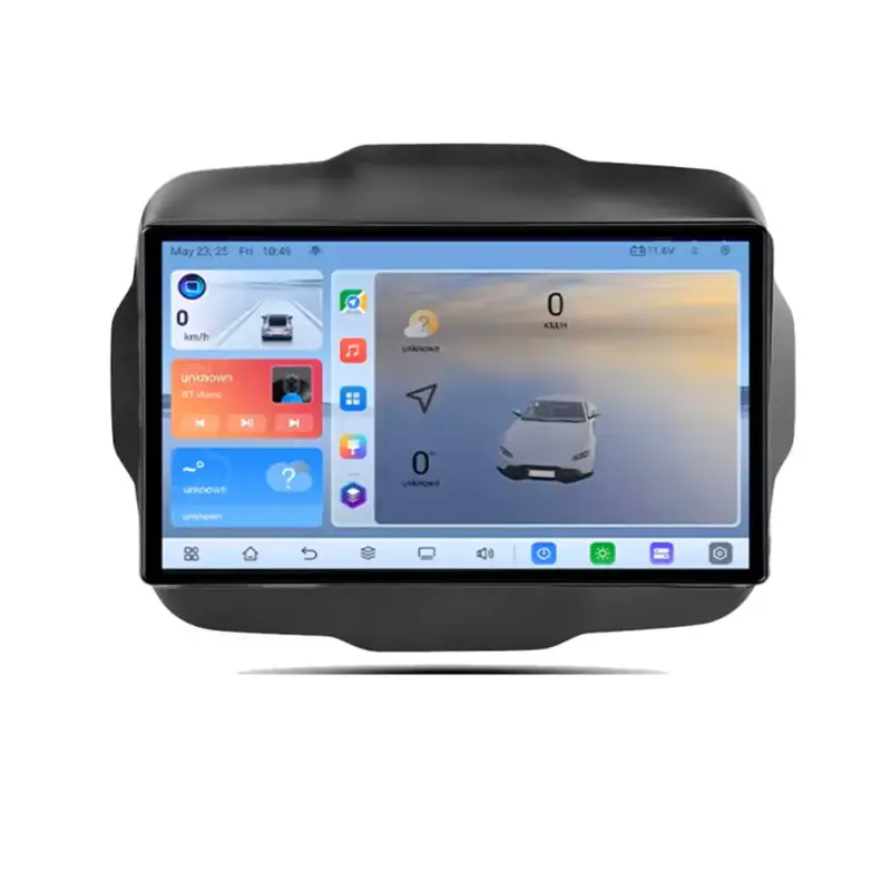 Reducere extra Navigatie Android Jeep Renegade 2015-2020, 8GB RAM, 128GB, QLED, 4G
