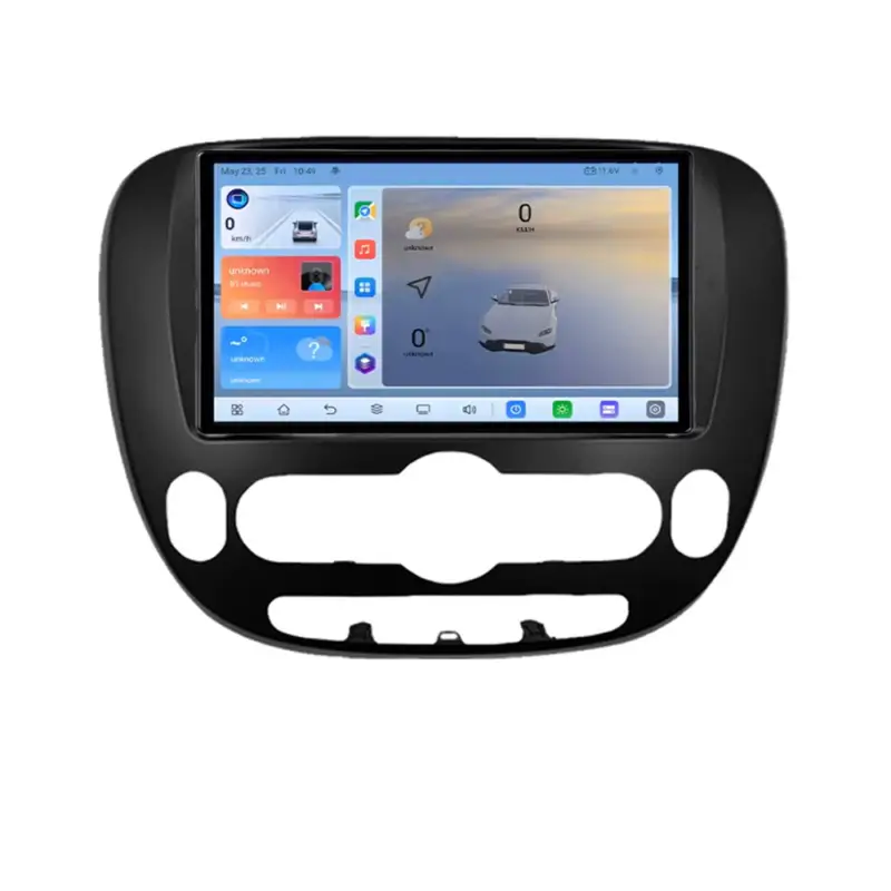 Navigație Android Kia Soul 2014-2019 cu ecran QLED 2K, Octa-Core, 8GB+128GB Preț mic