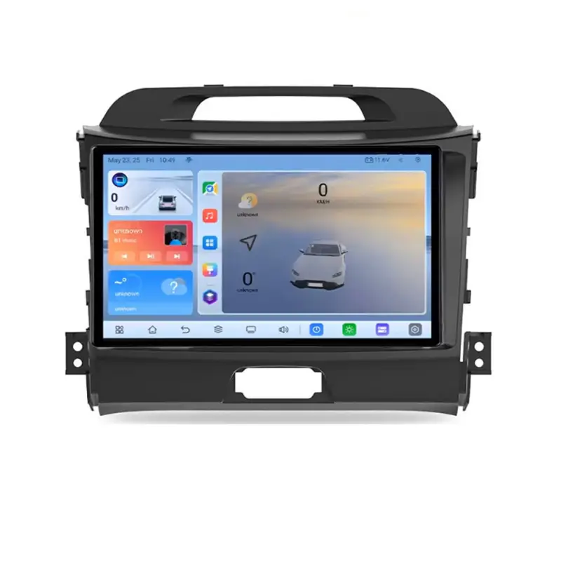 Premium Navigație Android Kia Sportage 2010-2016, 8GB RAM, 128GB, QLED, 4G