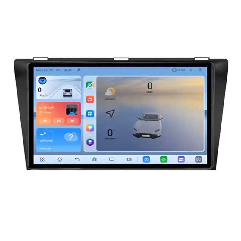 Reducere Navigatie Mazda 3 2004-2009 Android, QLED 1K, 8GB RAM, 128GB