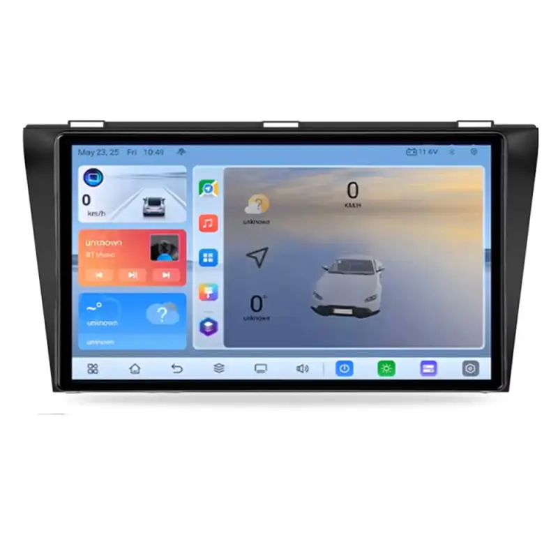 Mai ieftin Navigație Mazda 3 2009-2014 Android QLED 8+128GB 4G GPS ADAS 360