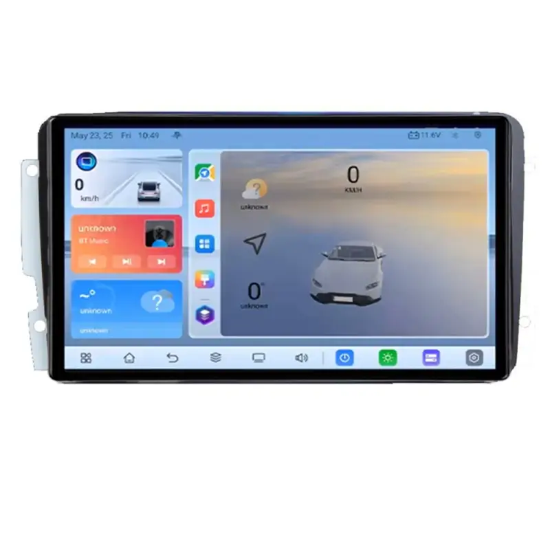 Navigație Android Mercedes W203, Vito, Viano 8+128GB QLED GPS 4G Reducere extra
