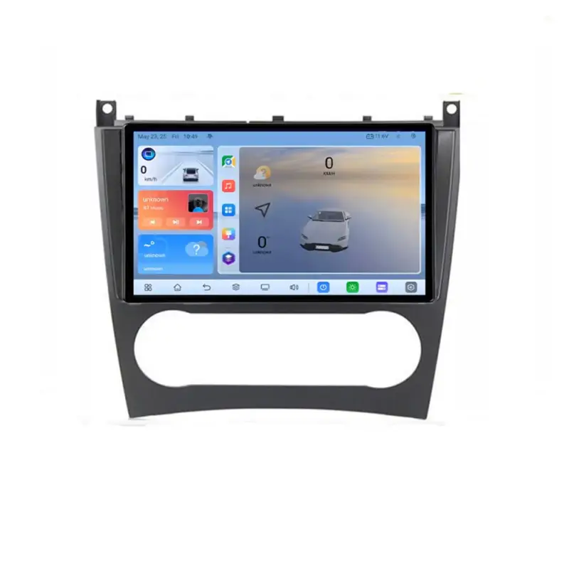 Chilipir Navigatie Android Mercedes W203 CLC cu QLED 1K, 8GB RAM si 128GB