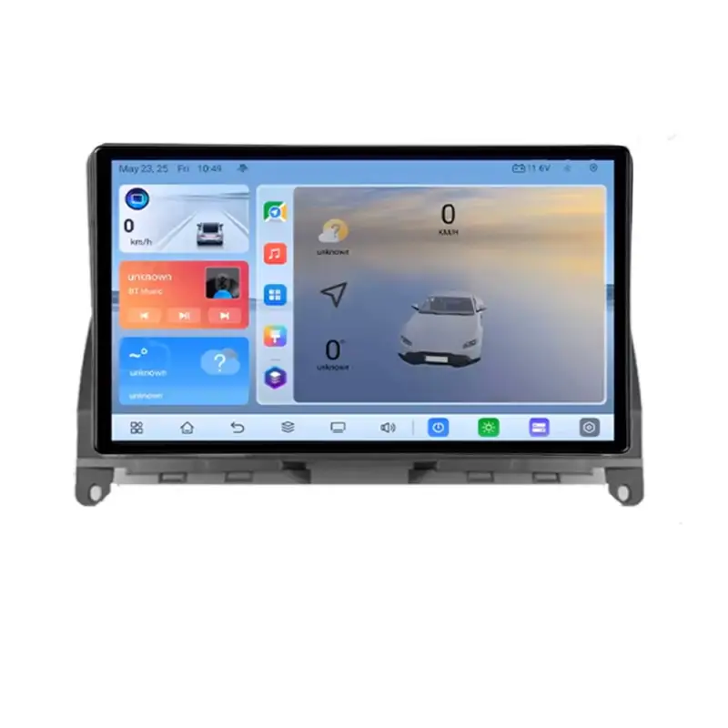 Disponibil imediat Navigație Mercedes W204 2008-2012 Android 8GB+128GB QLED GPS 4G