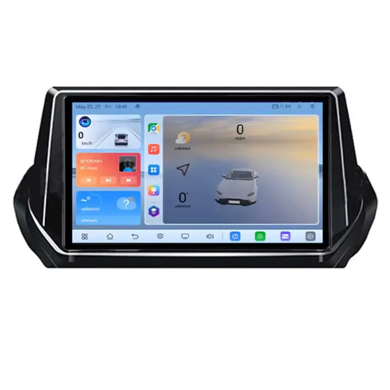 Navigație Android Peugeot 2008 2020+ cu ecran QLED 2K, Octa-Core, 8GB+128GB Bestseller