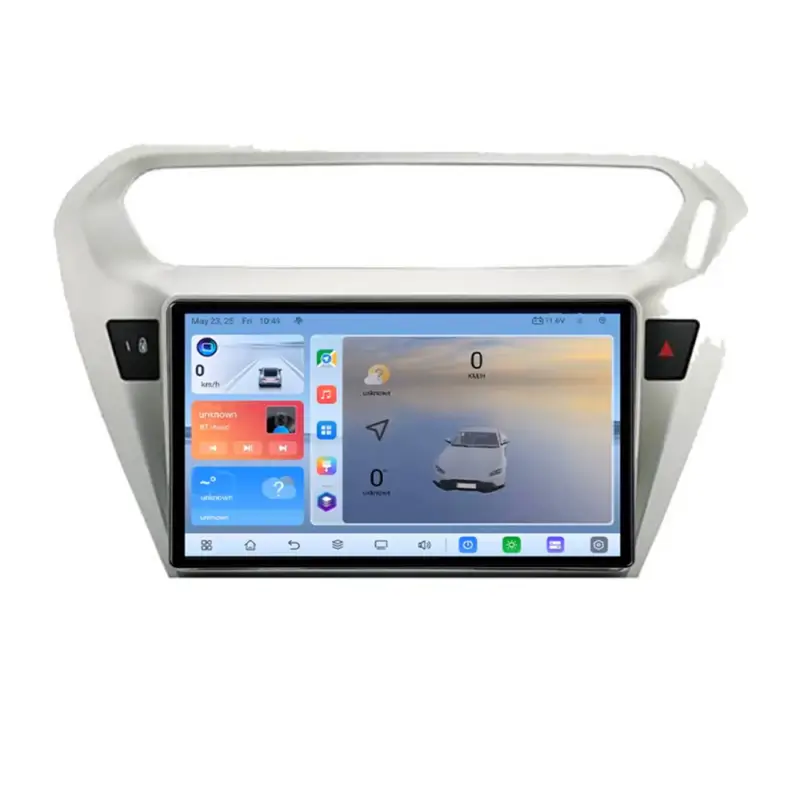Ofertă exclusivă Navigație Android QLED 8+128GB pentru Peugeot 301 și Citroen C-Elysée
