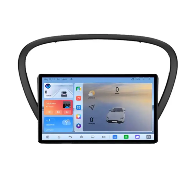 Disponibil imediat Navigatie Android Peugeot 607 cu ecran QLED 2K, Octa-Core, 8GB RAM, 128GB