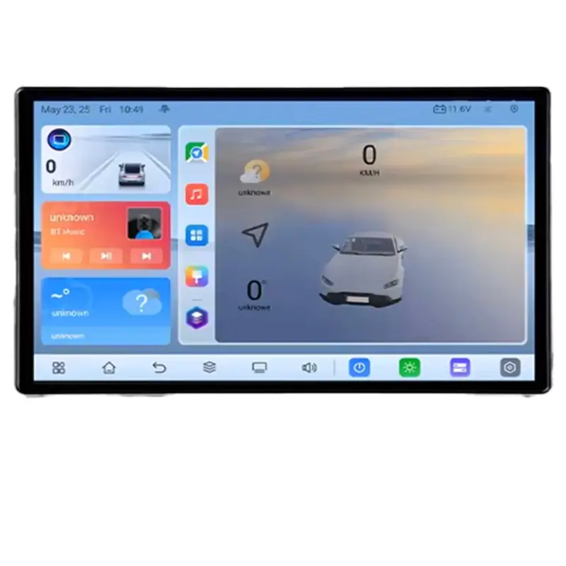Navigație Android QLED 8+128GB 4G GPS pentru Renault Trafic 2008-2012 Super ofertă