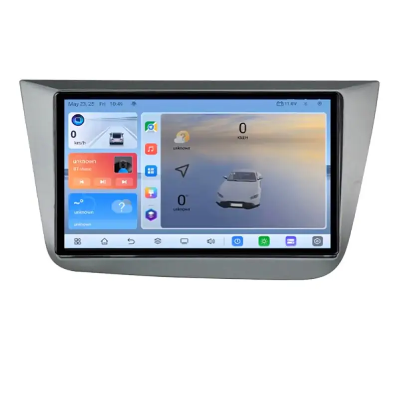 Navigație Android QLED pentru Seat Leon 2005-2012, 8GB RAM, 128GB, 4G Vezi acum