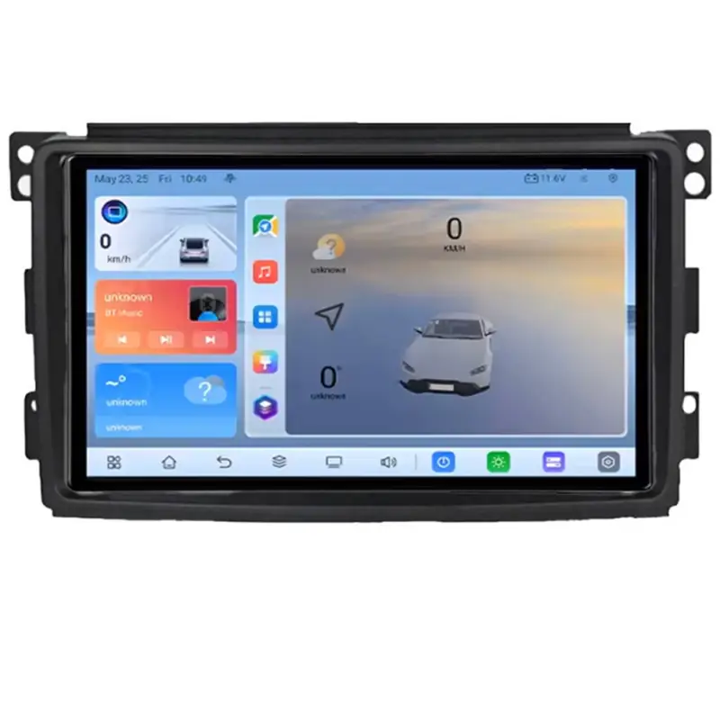 Navigație Android Smart ForTwo și ForFour 2005-2010, 8+128GB, 4G, GPS, 360 Cumpărături sigure