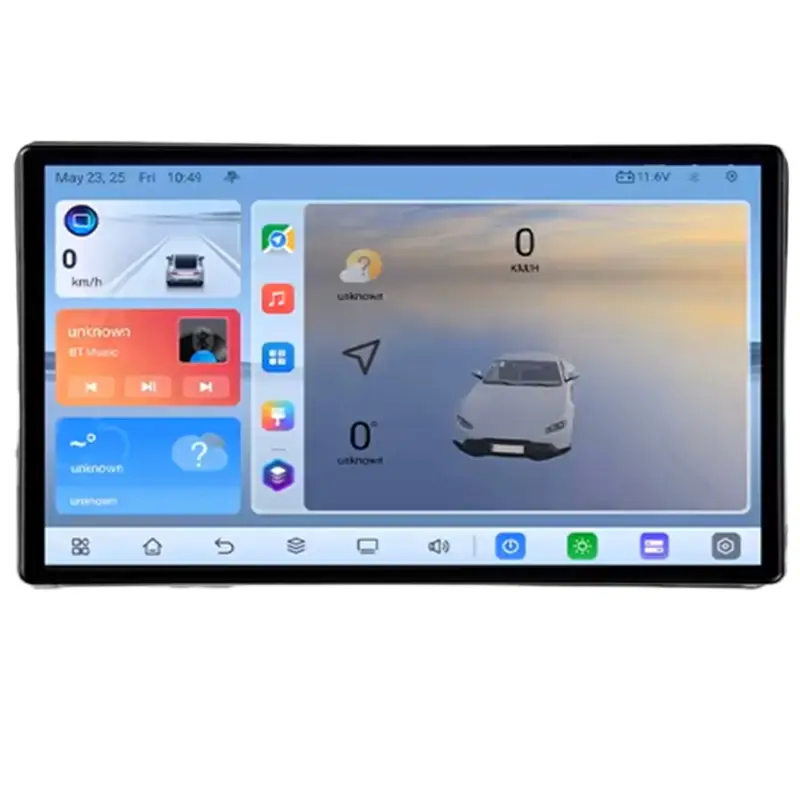 Popular Navigație Toyota Android cu ecran QLED 2K, Octa-Core, 8GB RAM, 128GB