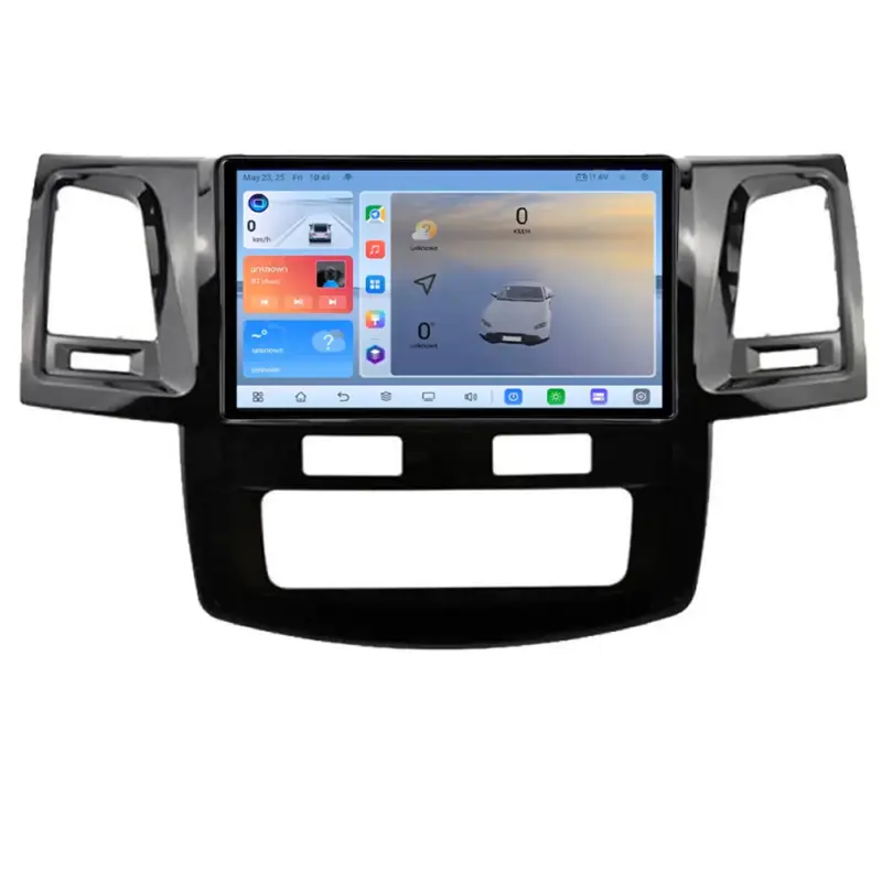 Preferatul clienților Navigație Android Toyota Hilux 2008-2014 QLED 1K 8+128GB 4G GPS ADAS