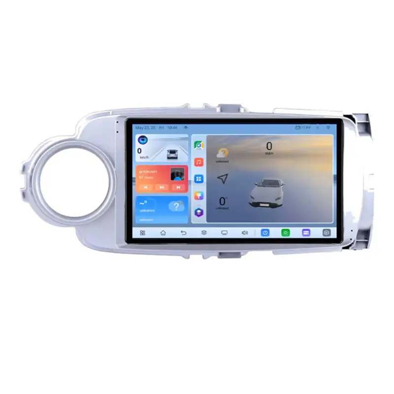 Ofertă limitată Navigație Android Toyota Yaris 2010-2018, 8+128GB, QLED 1K, 4G LTE