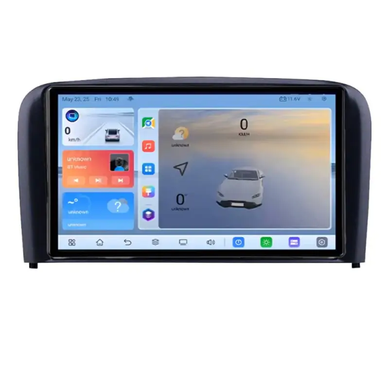 Navigație Android Volvo S80 2004-2006, QLED 1K, 8GB RAM, 128GB, 4G Lichidare de stoc